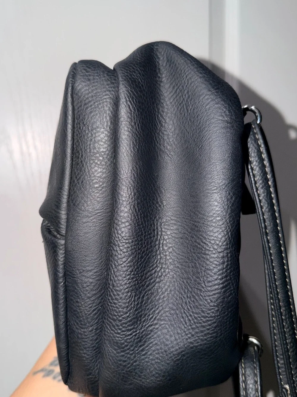 MultiSac Black Convertible Backpack Sling Organizer Purse Multi Pocket